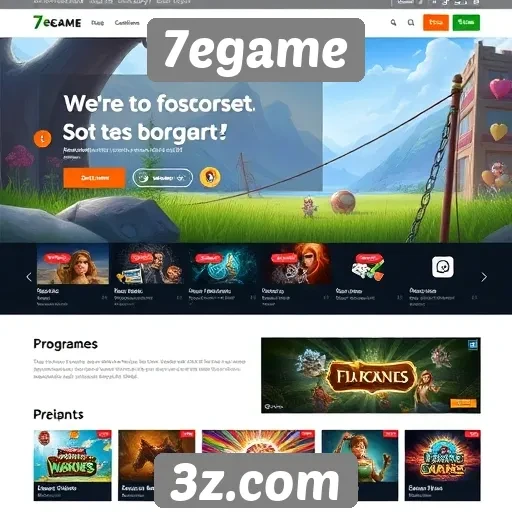 Tendências de design do site 7egame