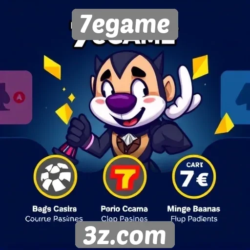 Exploração das principais funcionalidades do site 7egame